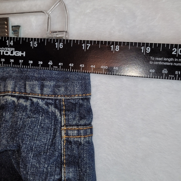 Jean Station Men's Size 36/38 Straight Leg Print/Stud Pockets Blue Detail Jeans - Picture 10 of 13